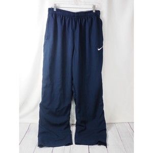 Nike Men's LT Dri Fit Athletic Sweatpants LIGHTWEIGHT Blue 1/4 Zip Ankles XL